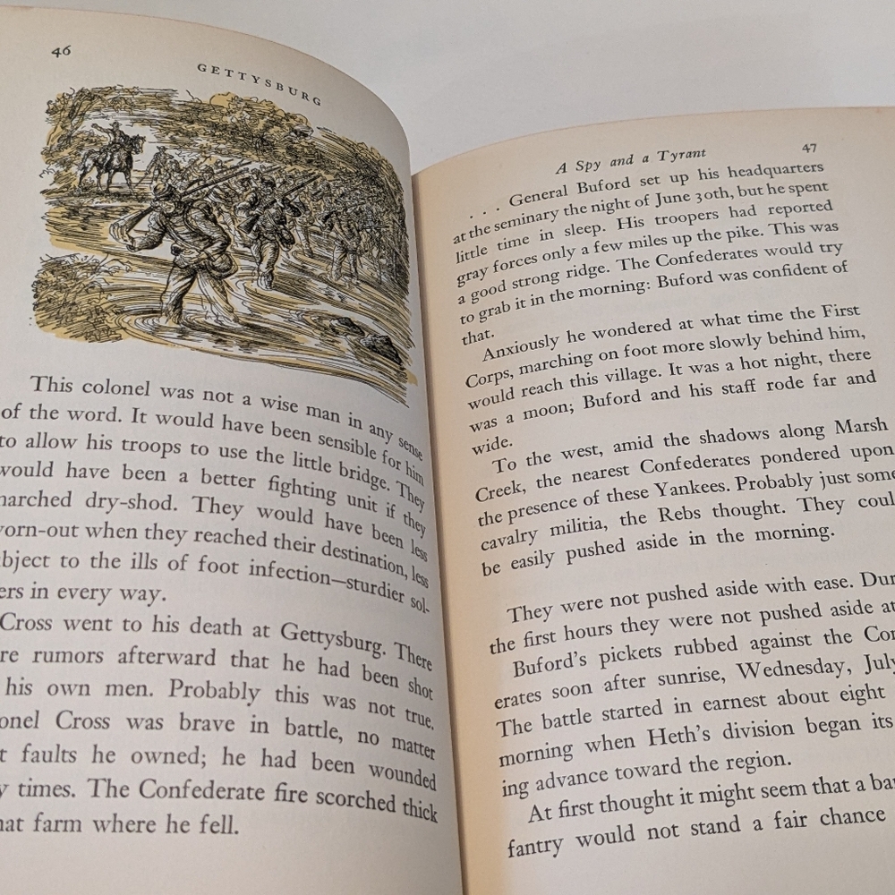Vintage Copy Of Landmark Books - Gettysburg by MacKinlay Kantor - Picture 8 of 10